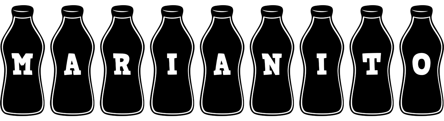 Marianito bottle logo
