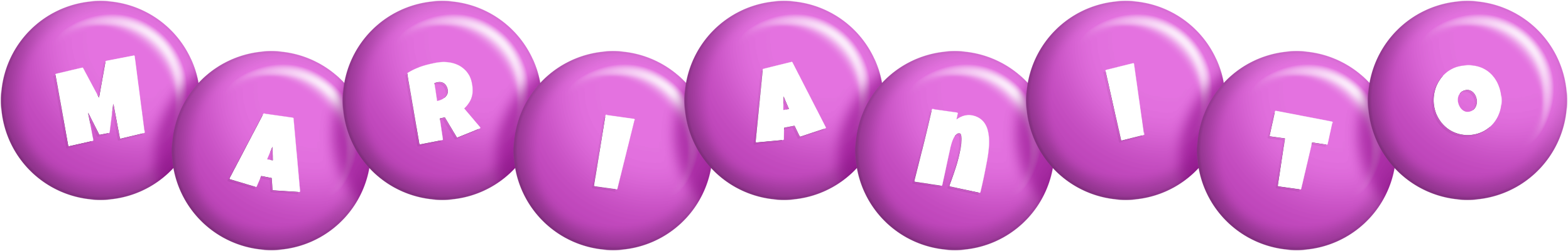 Marianito candy-purple logo
