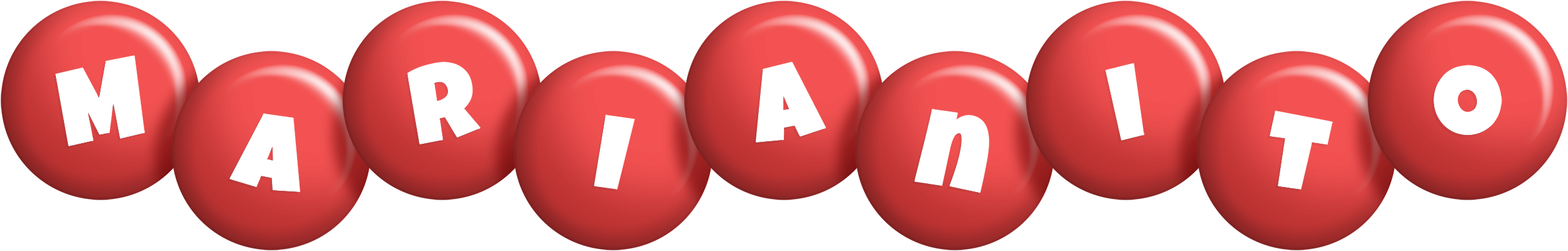 Marianito candy-red logo