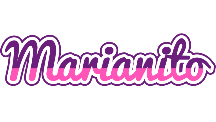 Marianito cheerful logo