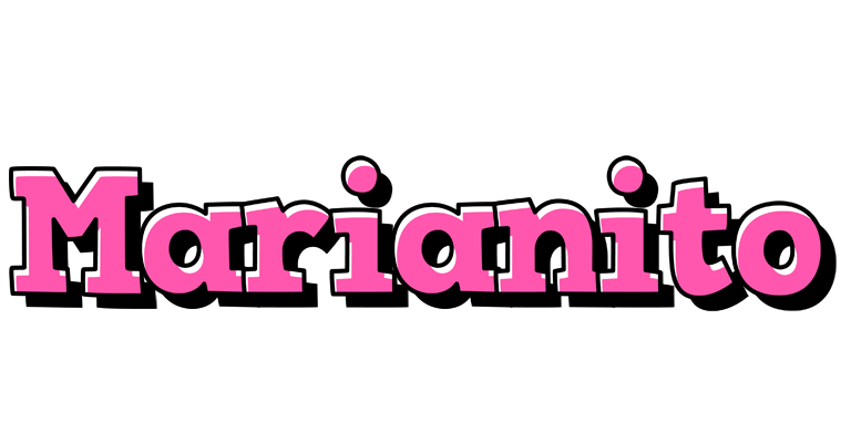 Marianito girlish logo