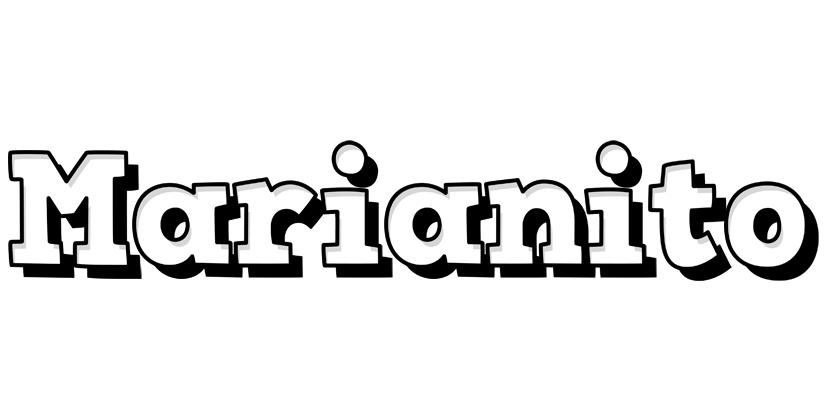Marianito snowing logo