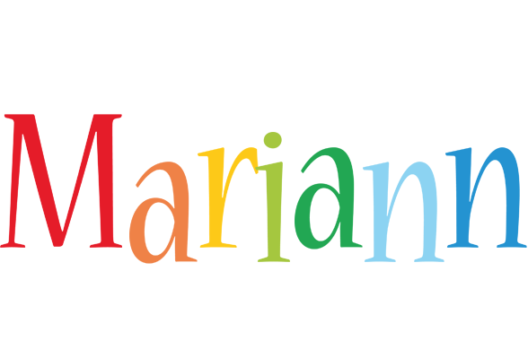 Mariann birthday logo