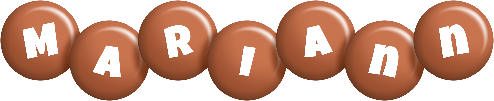 Mariann candy-brown logo