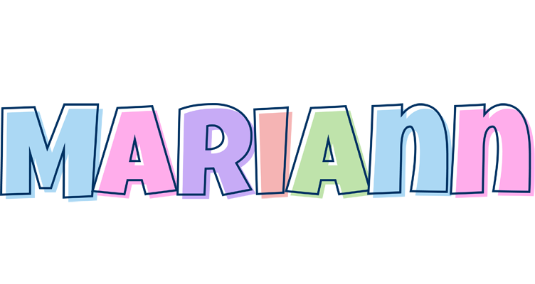 Mariann pastel logo