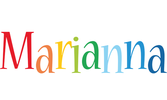 Marianna birthday logo