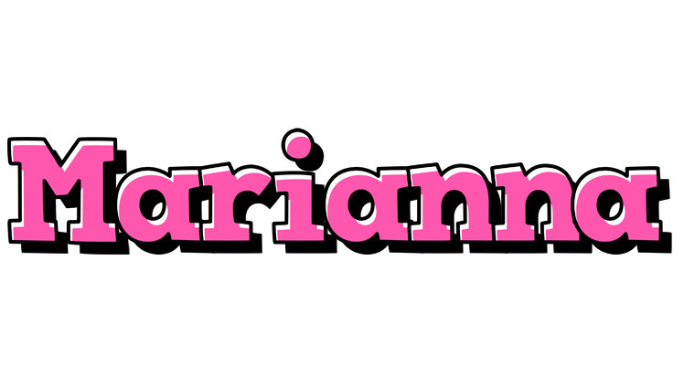 Marianna girlish logo