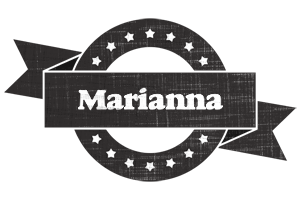 Marianna grunge logo