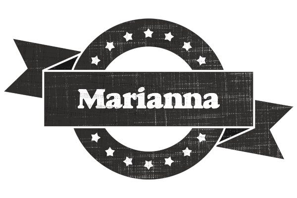 Marianna grunge logo