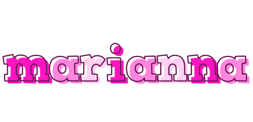 Marianna hello logo