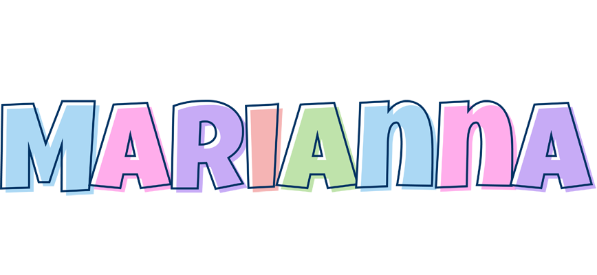 Marianna pastel logo