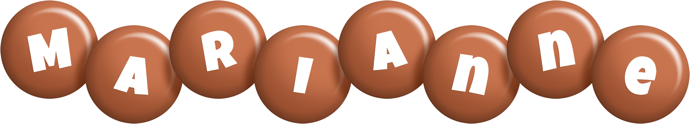 Marianne candy-brown logo