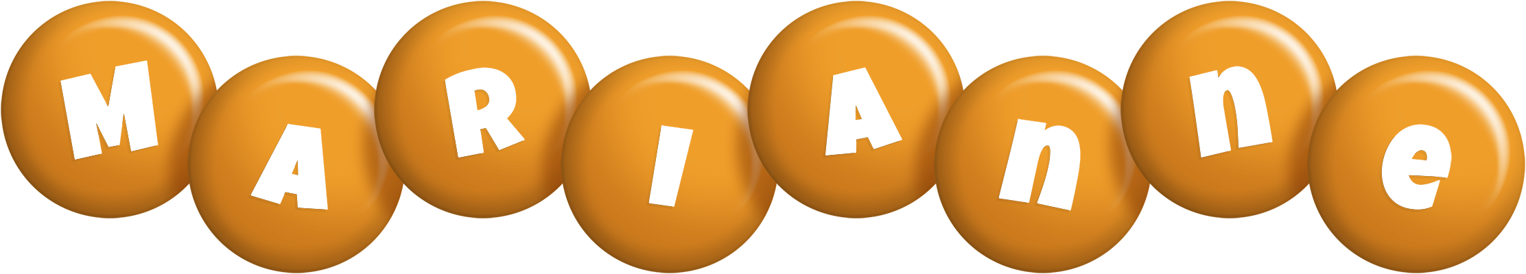 Marianne candy-orange logo