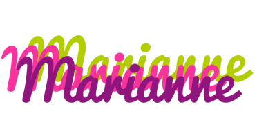 Marianne flowers logo