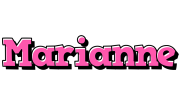 Marianne girlish logo
