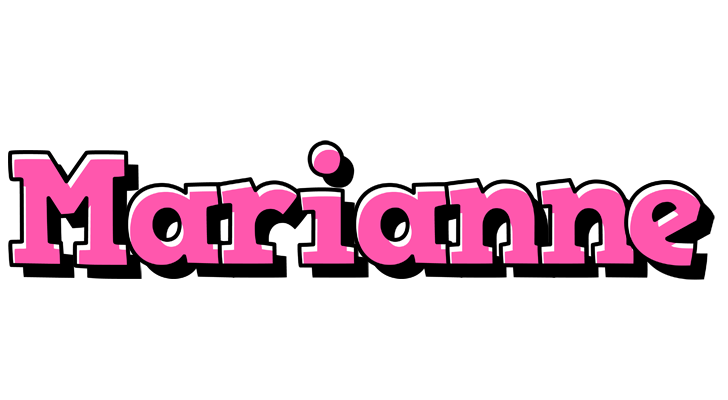Marianne girlish logo
