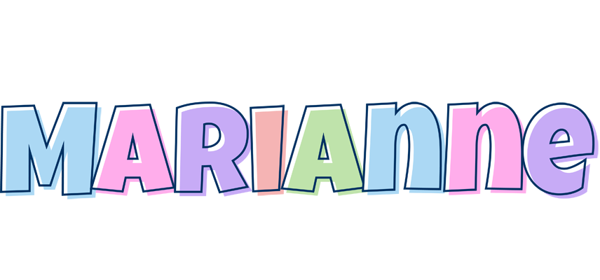 Marianne pastel logo