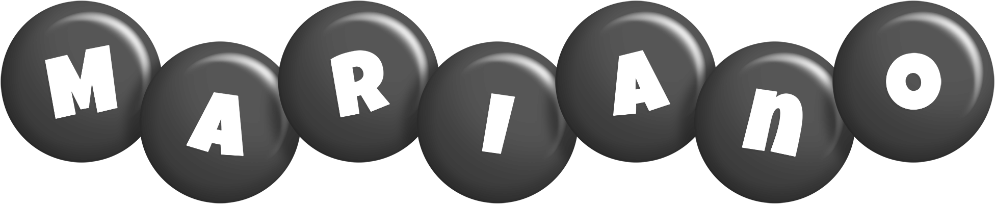 Mariano candy-black logo