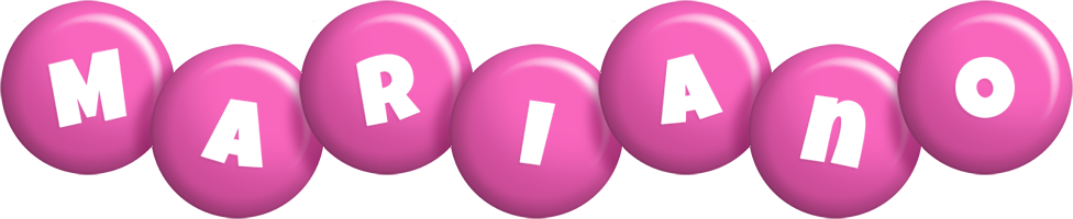 Mariano candy-pink logo
