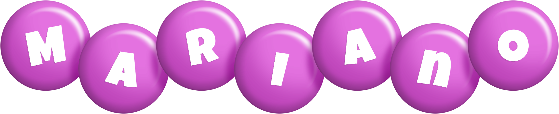Mariano candy-purple logo