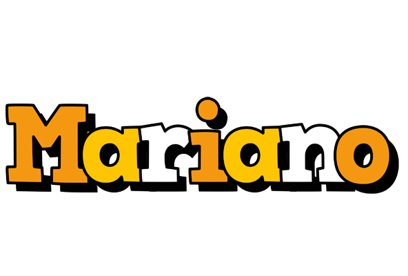 Mariano cartoon logo