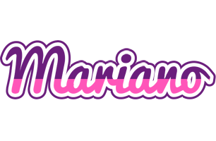 Mariano cheerful logo
