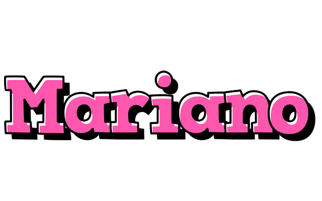 Mariano girlish logo