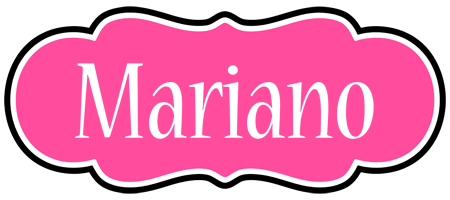 Mariano invitation logo