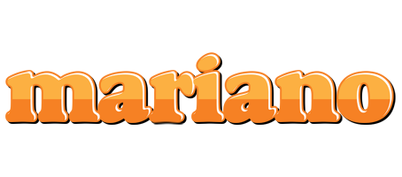 Mariano orange logo