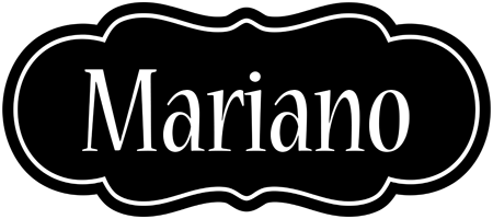 Mariano welcome logo