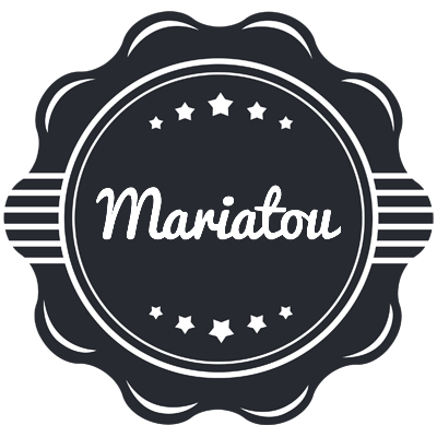 Mariatou badge logo