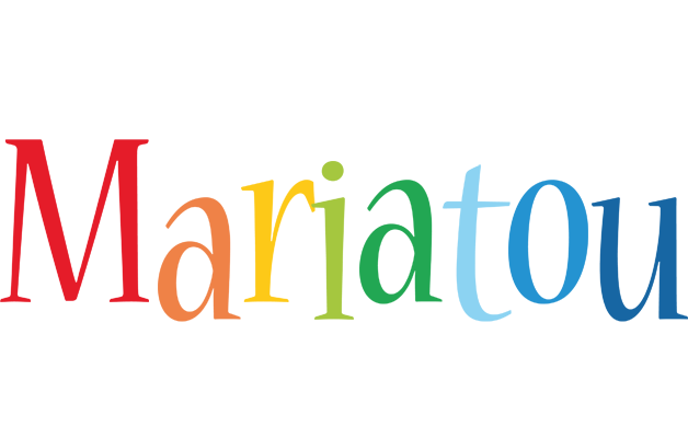Mariatou birthday logo