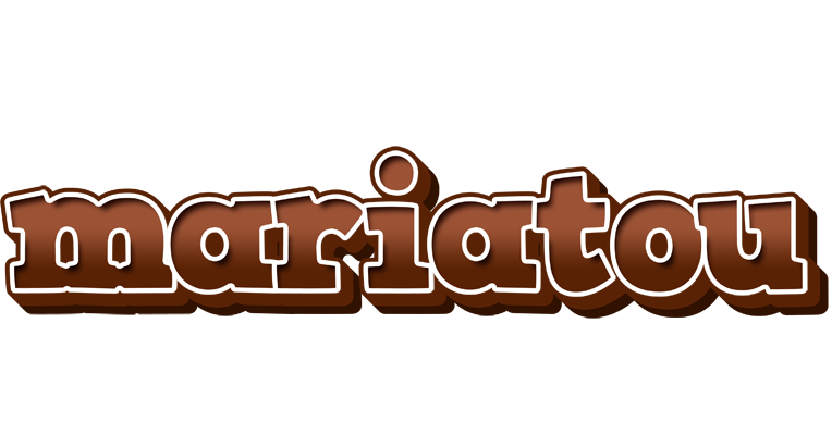 Mariatou brownie logo