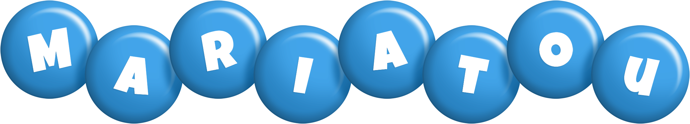 Mariatou candy-blue logo