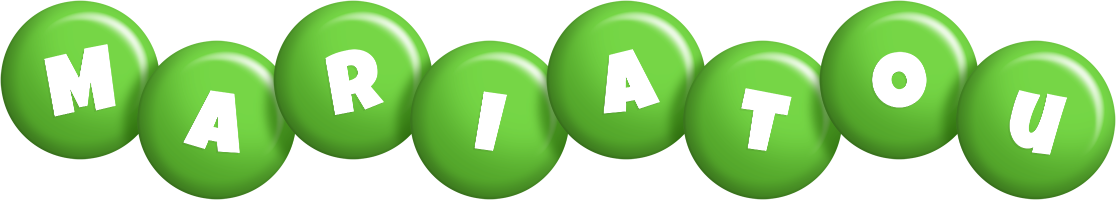 Mariatou candy-green logo