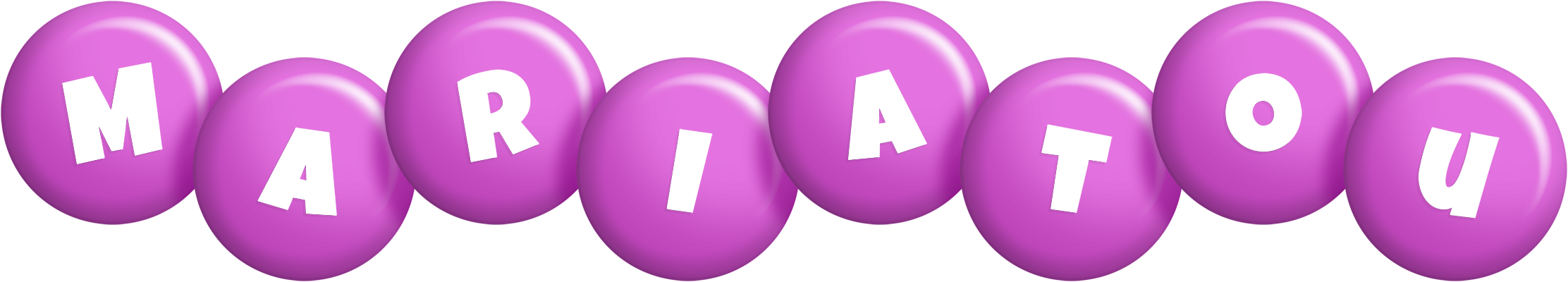 Mariatou candy-purple logo