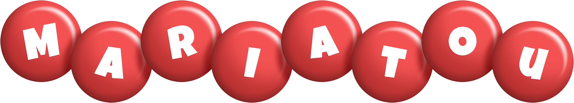 Mariatou candy-red logo