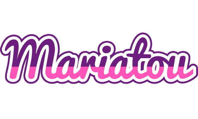 Mariatou cheerful logo