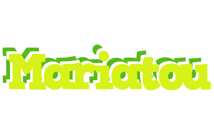 Mariatou citrus logo