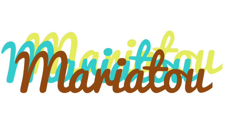 Mariatou cupcake logo