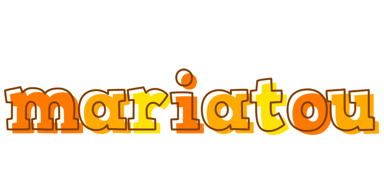 Mariatou desert logo