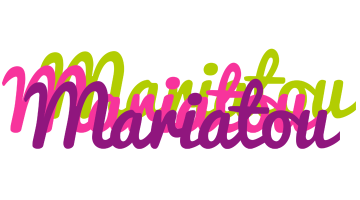 Mariatou flowers logo