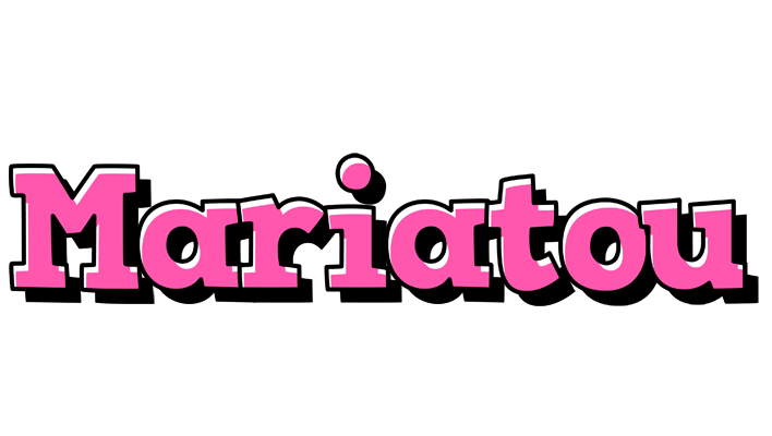 Mariatou girlish logo