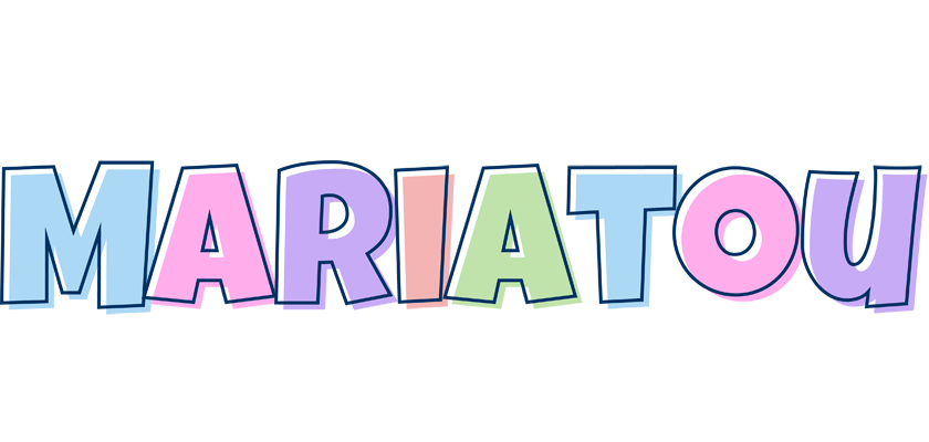 Mariatou pastel logo
