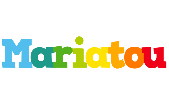 Mariatou rainbows logo