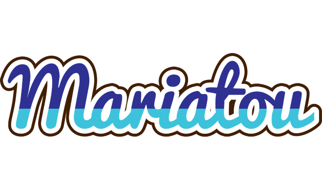 Mariatou raining logo