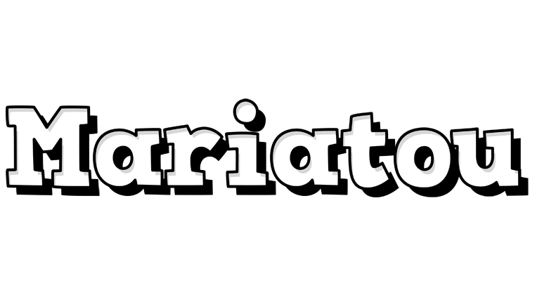Mariatou snowing logo