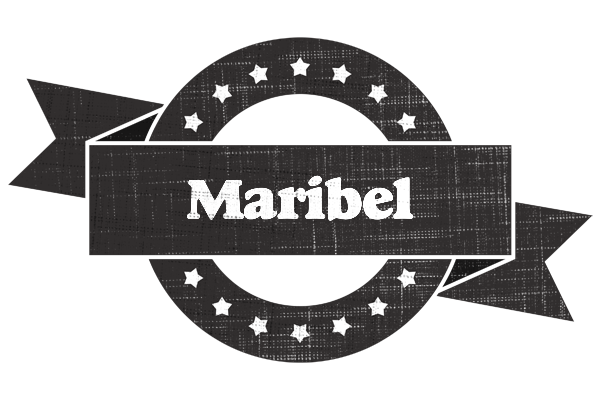 Maribel grunge logo