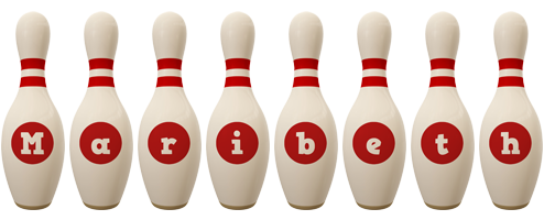 Maribeth bowling-pin logo