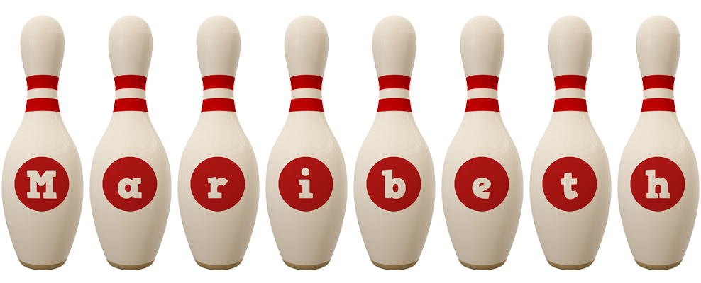 Maribeth bowling-pin logo
